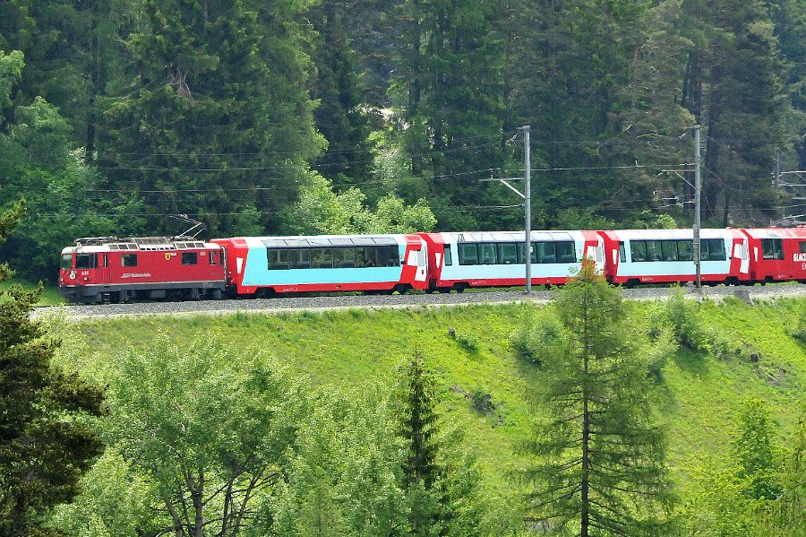 RhB Glacier Express, Allegra Triebwagen und andere (6)